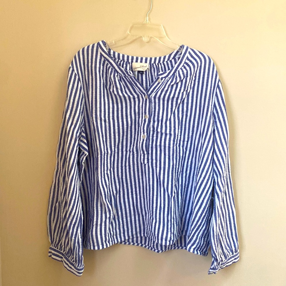 Universal Thread XXL Striped Blouse